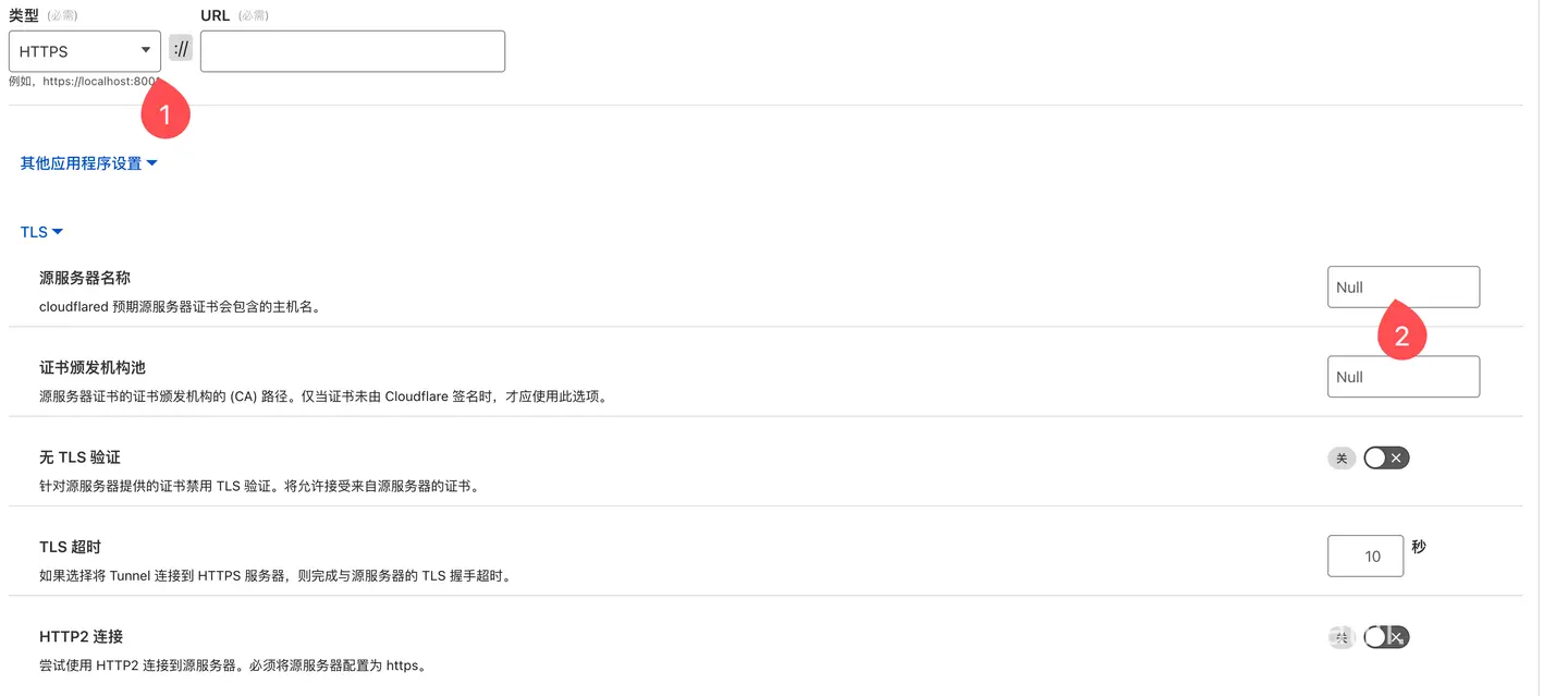 TLS Configuration - Tunnels Dashboard