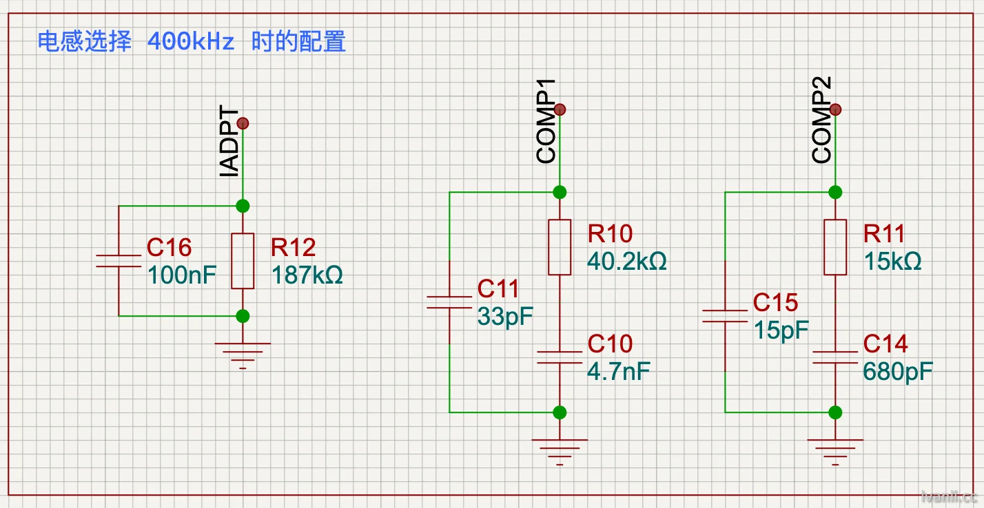 BQ25730 电感相关配置原理图