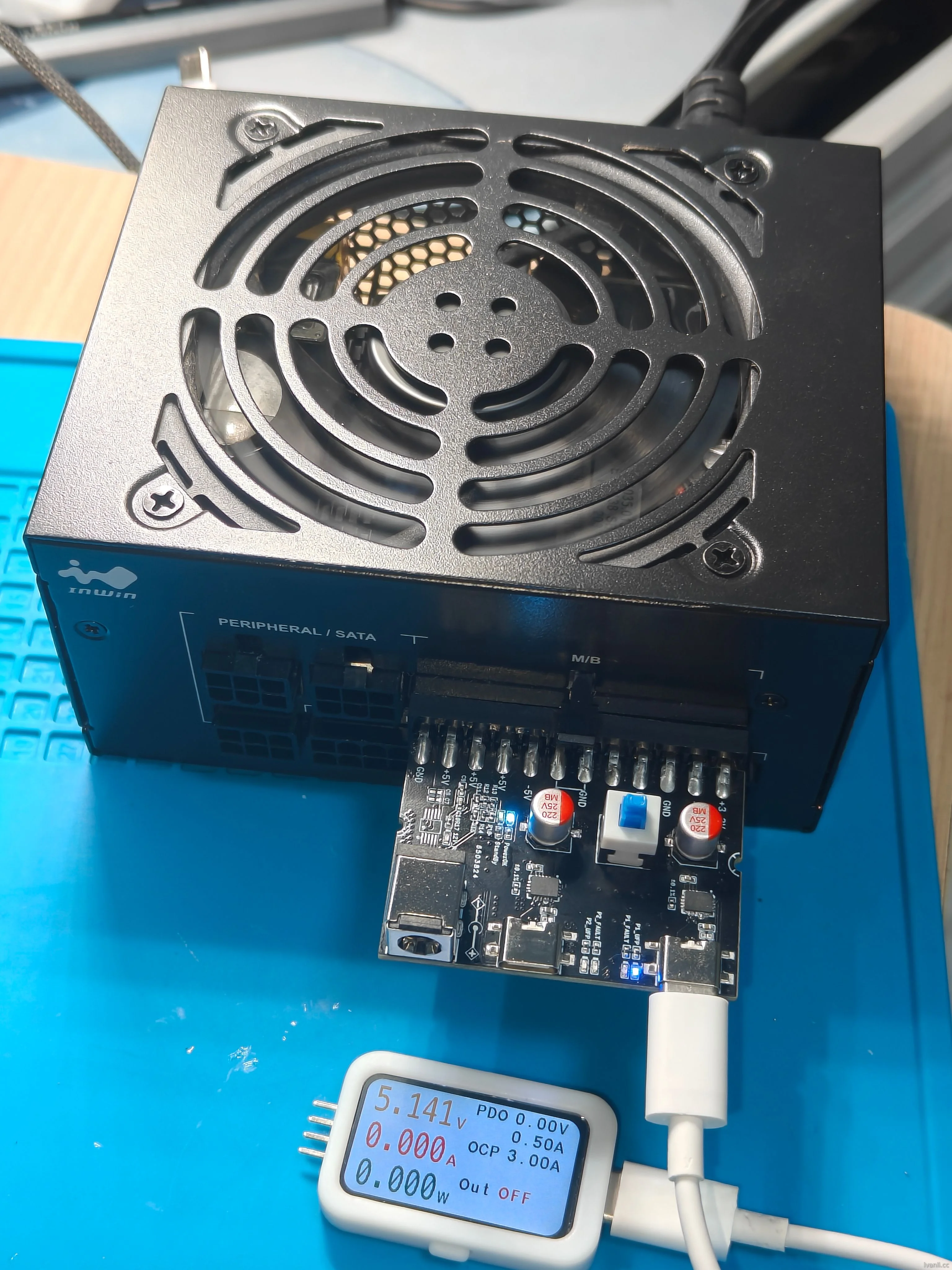 ATX_取电转接板使用